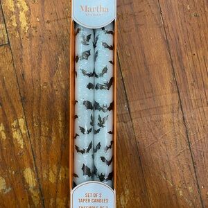 Martha Stewart taper candle set bats